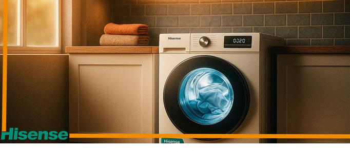 لباسشویی هایسنس 8 کیلو سفید