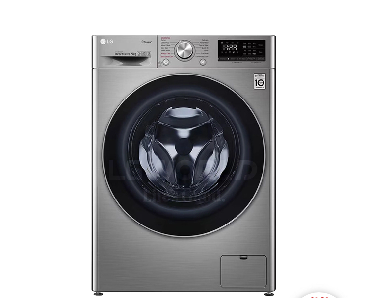 لباسشویی ال جی 9 کیلو سیلور